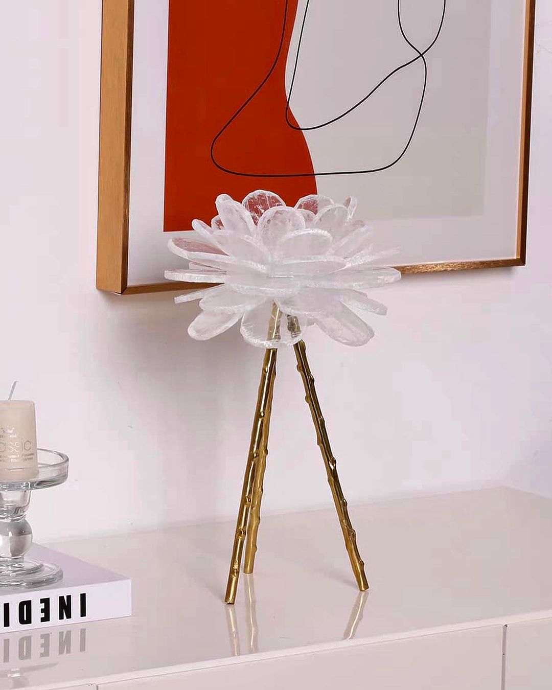 Статуэтка Цветок Flower On A Tripod