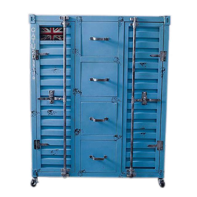 Комод Sea Container с двумя дверками и четырьмя ящиками