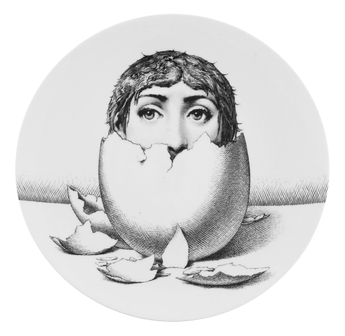 Декоративная тарелка Fornasetti 30.CR.BW.R01-258 designed by Piero Fornasetti