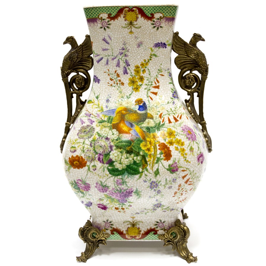 Фарфоровая ваза Marvelous Bronze Birds