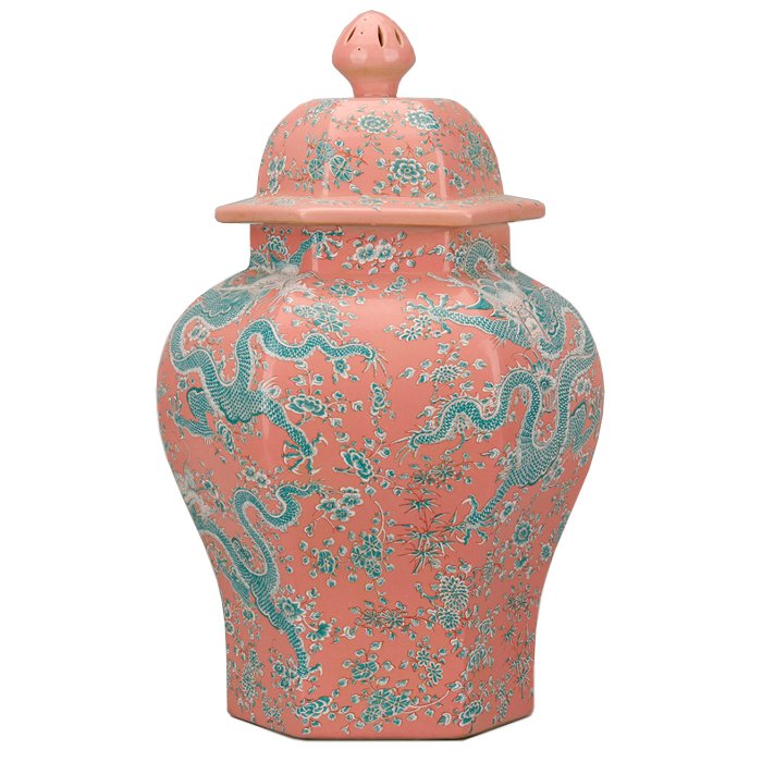 Ваза Turquoise Dragons