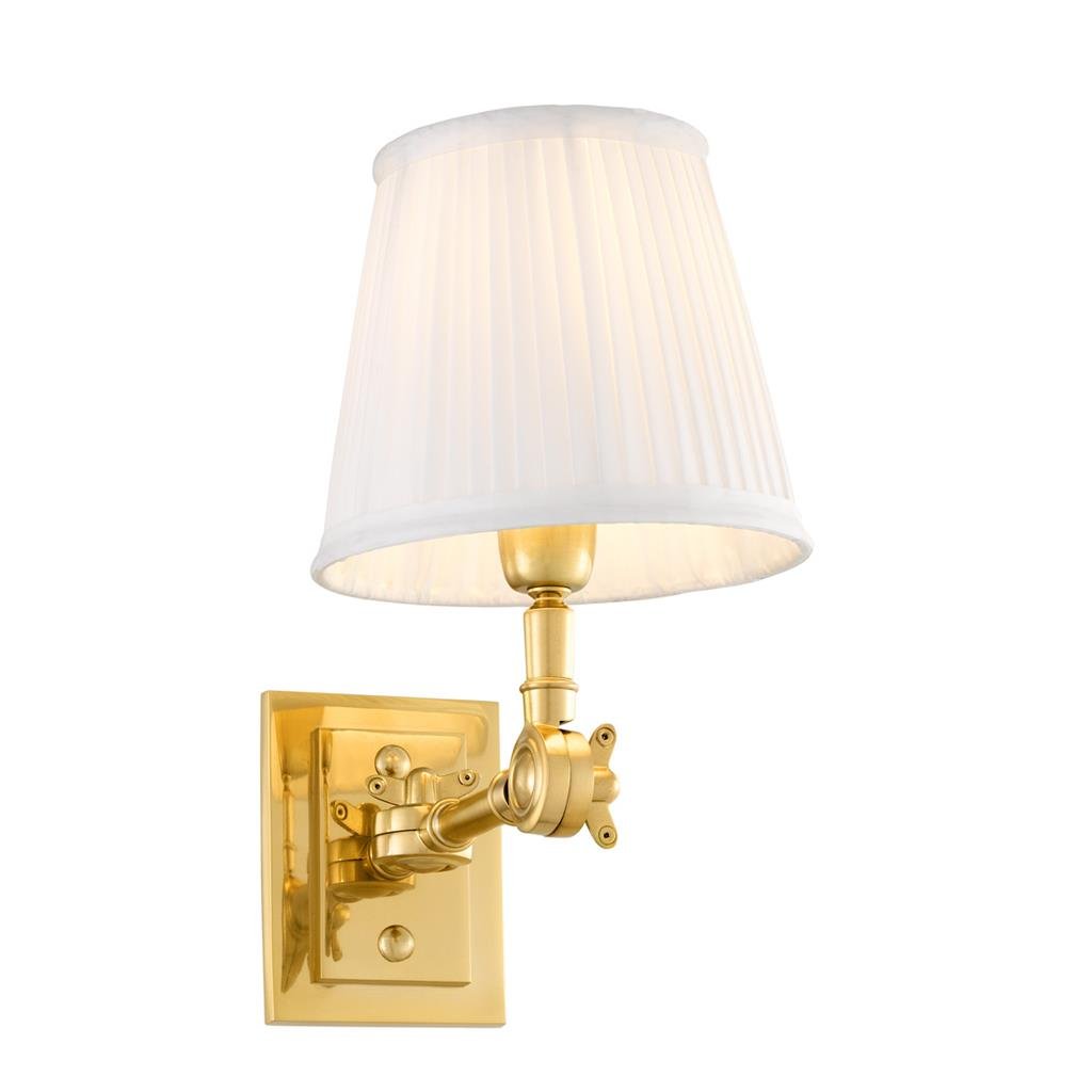 Бра Wall Lamp Wentworth Single Gold+White