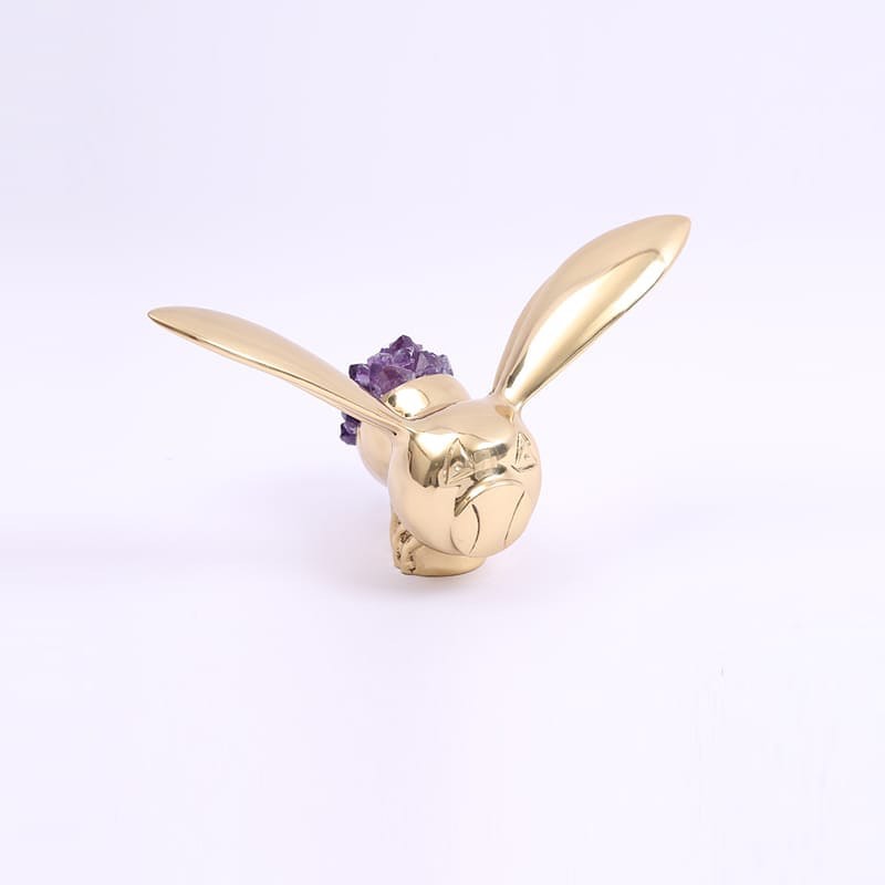 Статуэтка Муха с аметистом