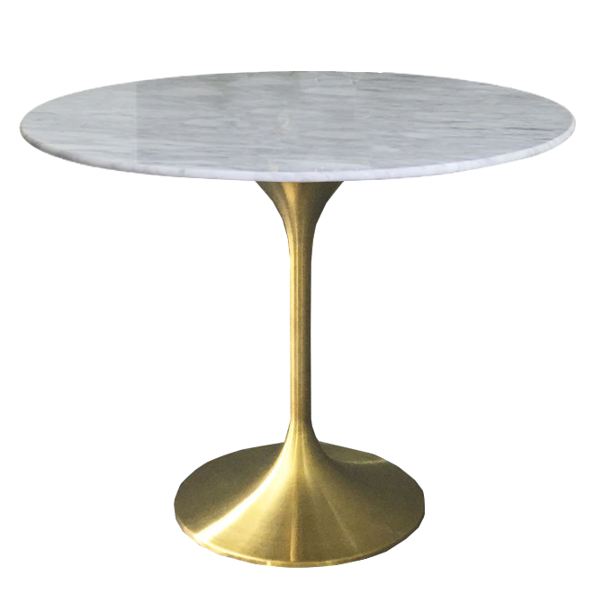 Стол Tulip brass designed by Eero Saarinen