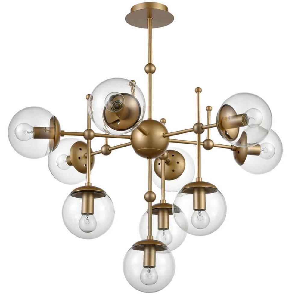 Люстра Gold Balls Chandelier 10