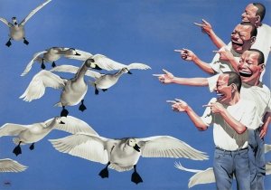 Картина Yue Minjun №32