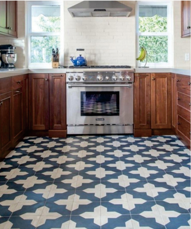 Цементная плитка орнамент 2