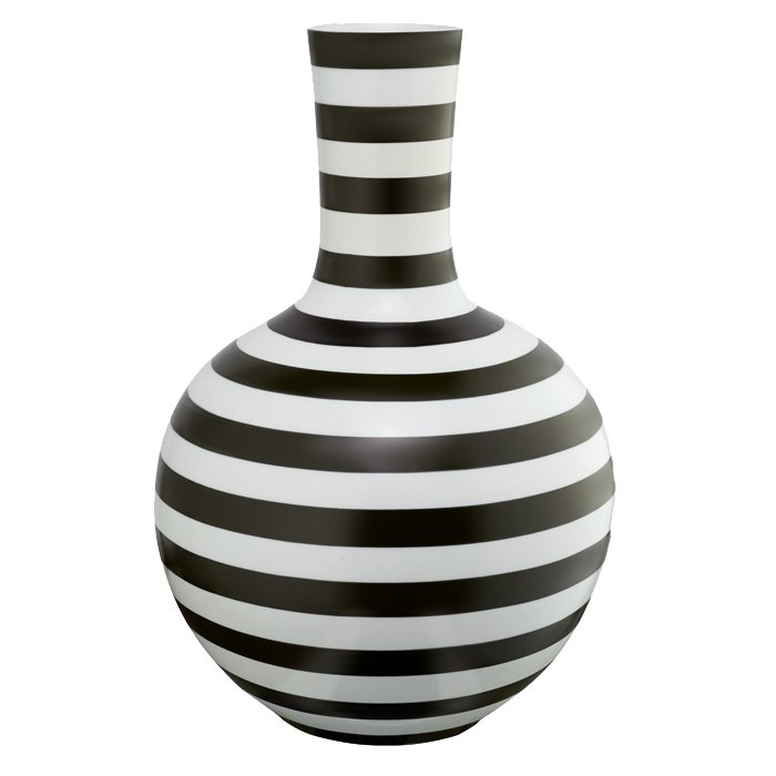 Ваза Black and White Stripe