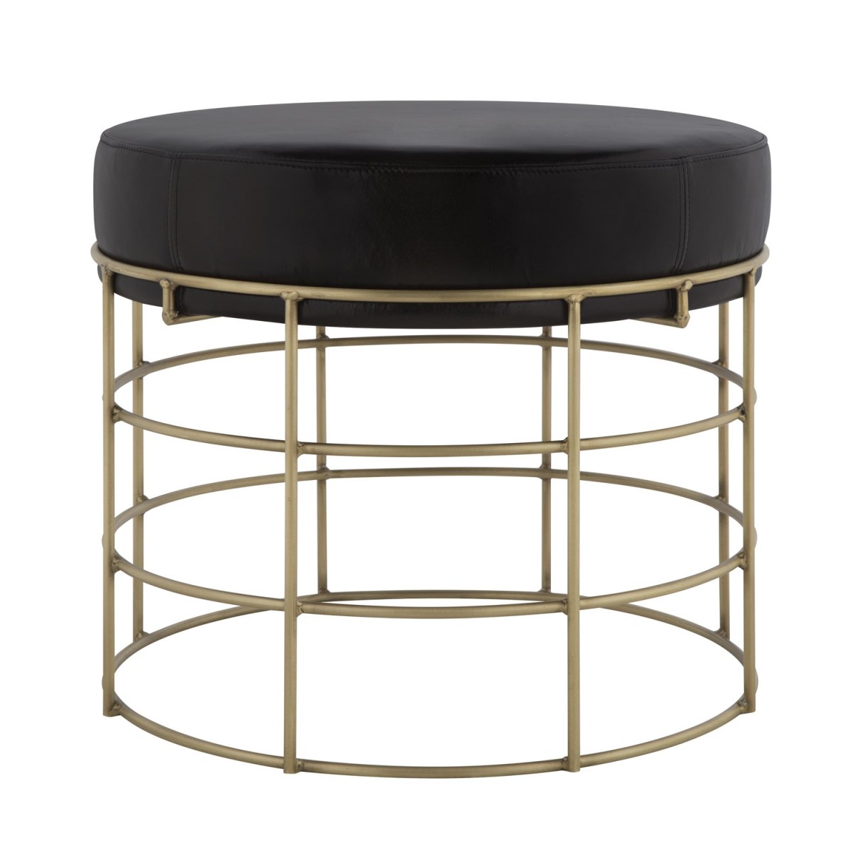 Пуф Cage Rods Gold 60