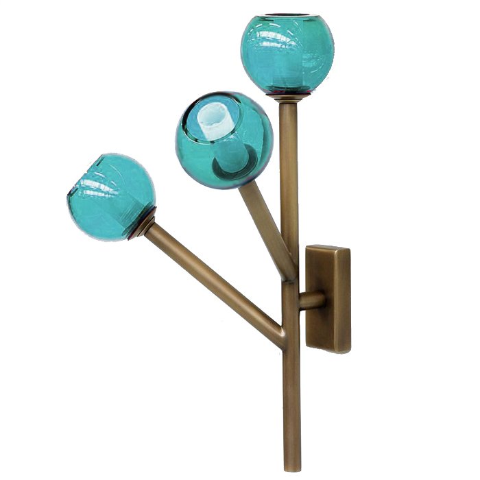 Бра Last Night Wall Lamp Turquoise  designed by Damien Langlois-Meurinne