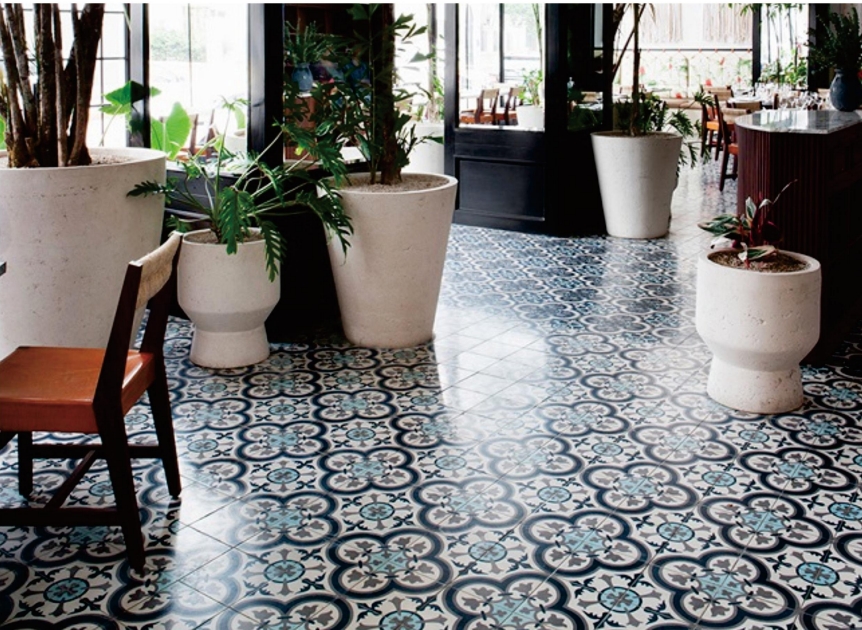 Цементная плитка орнамент