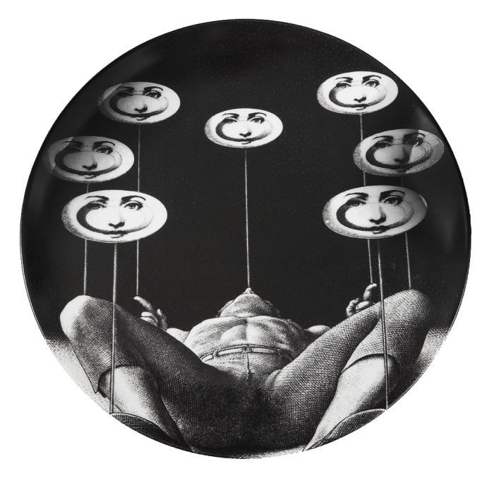 Декоративная тарелка Fornasetti 30.CR.BW.R01-193 designed by Piero Fornasetti