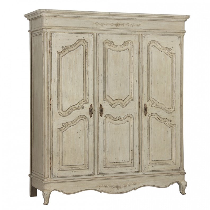 Шкаф ARMOIRE 3 PORTES EN PIN MASSIF CHATEAU