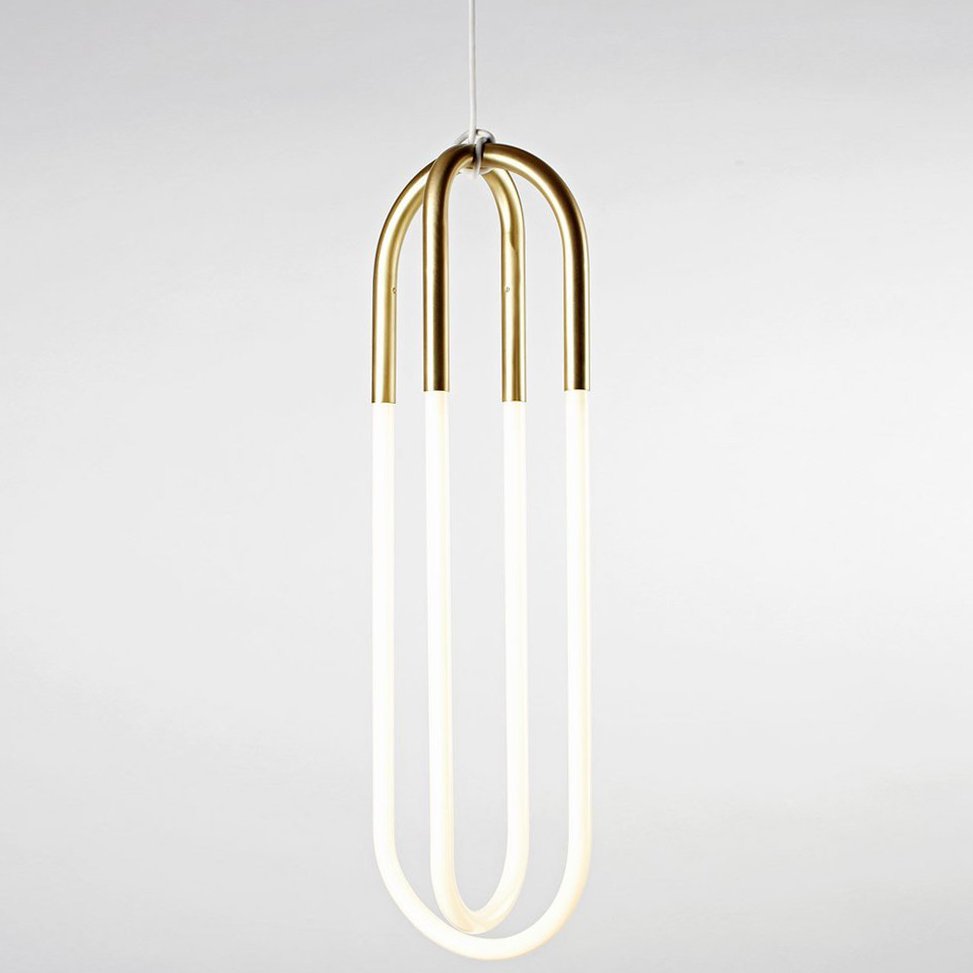 Подвесной светильник Rudi Double Loop designed by Lukas Peet