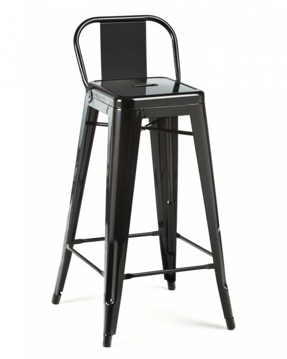 Барный стул Tolix Bar Stool 75 Backed designed by Xavier Pauchard in 1934