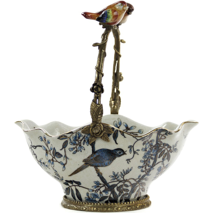 Чаша Basket with Birds on Handle