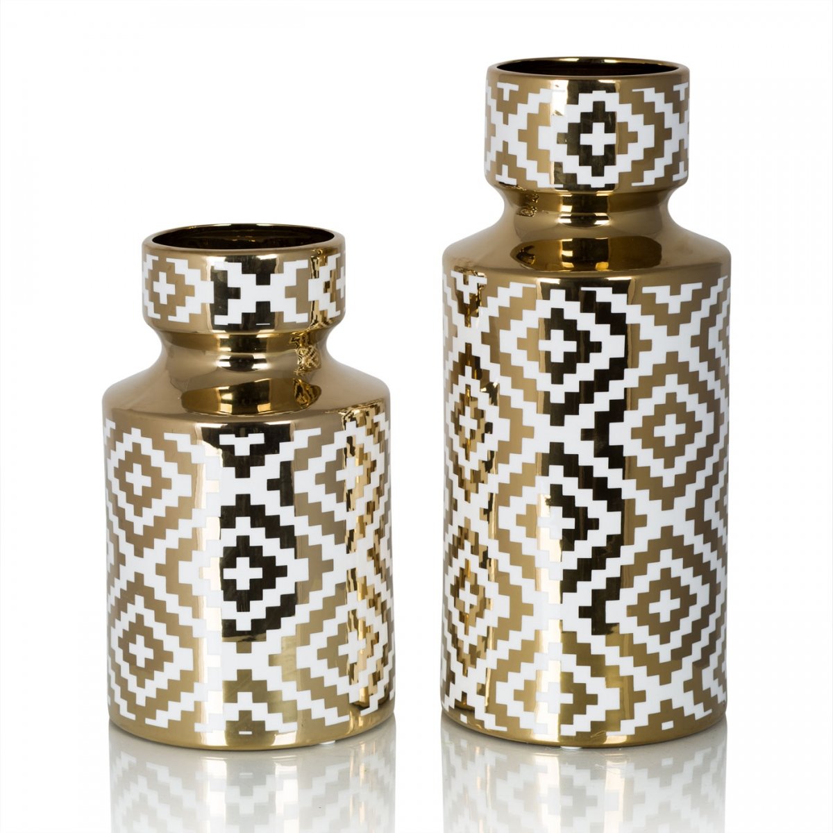 Ваза из керамики Gold Deco