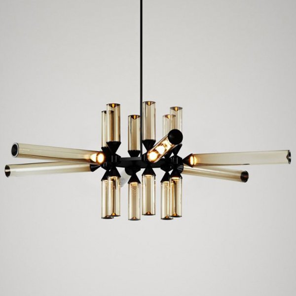 Люстра Castle 18-01 Black and Smoke designed by Jason Miller