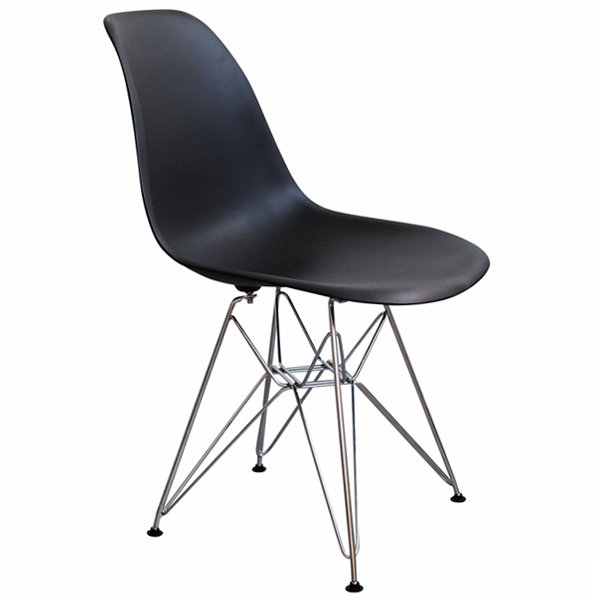 Стул Eames DSR Черный designed by Charles and Ray Eames in 1948