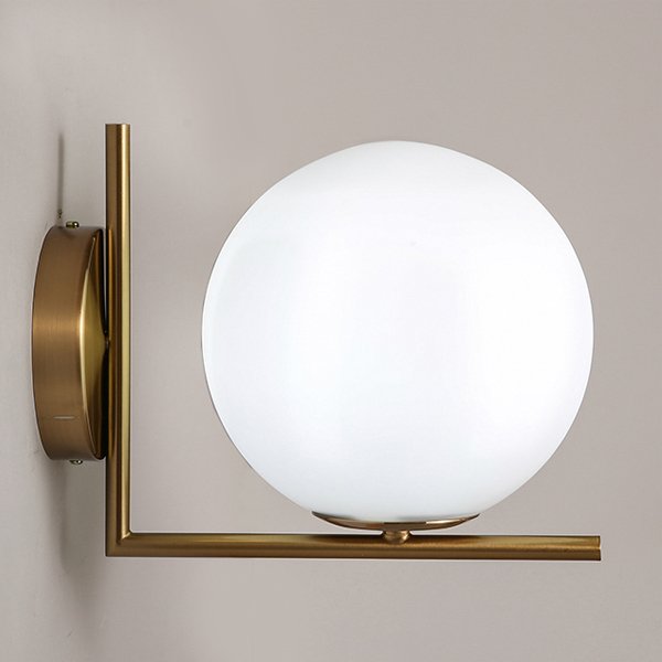 Бра Flos IC Lights Ceiling/Wall 2 brass Family designed by Michael Anastassiades