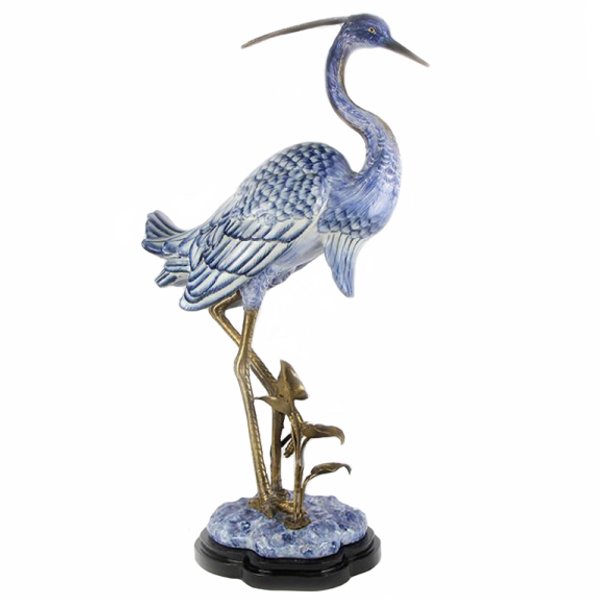 Декоративная статуэтка Цапля Бенну