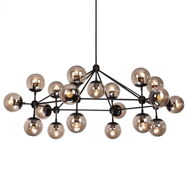 Люстра Modo Chandelier 19 Globes designed by Jason Miller