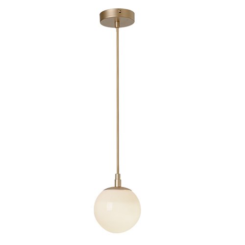 Светильник Modo mono Brass color & white glass designed by Jason Miller