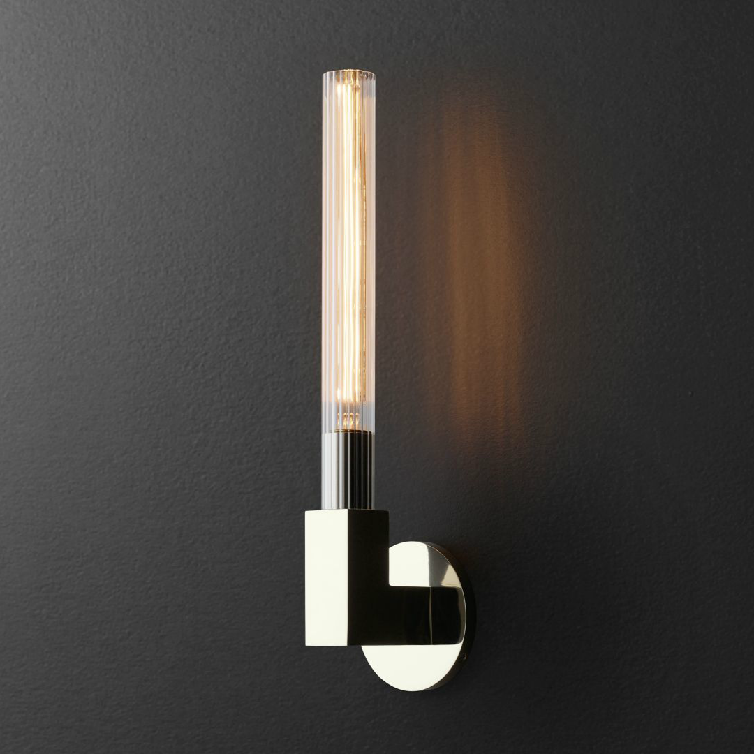 Бра RH CANNELLE wall lamp SINGLE Sconces Chrome