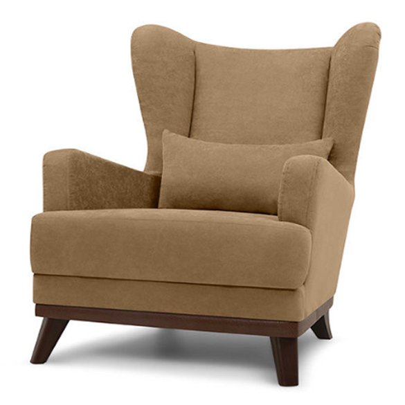 Кресло Malta Armchair велюр верблюжий цвет