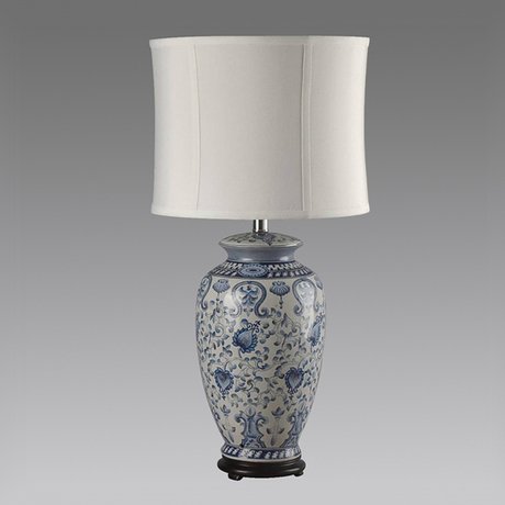 Настольная лампа Синий орнамент