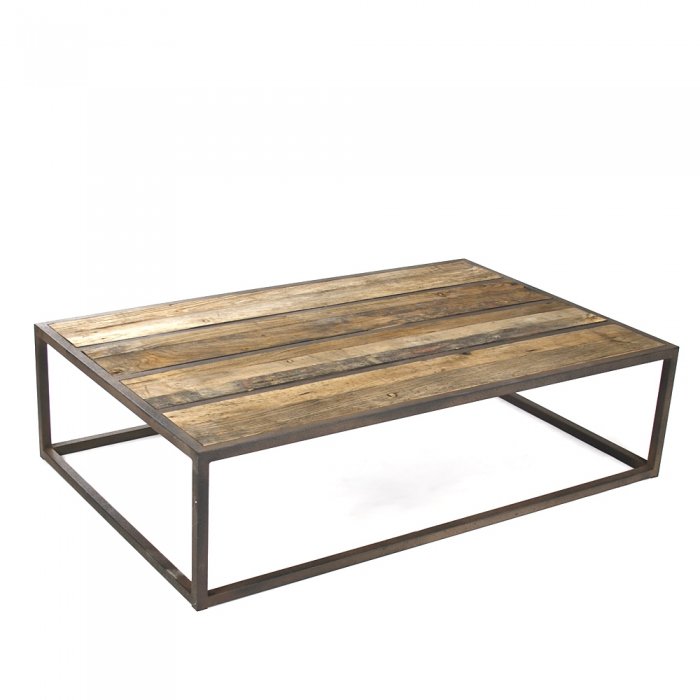 Журнальный стол Industrial Metal Rust Liesbeth Coffee Table