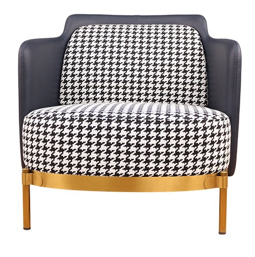 Кресло Pied de poule Gray Armchair