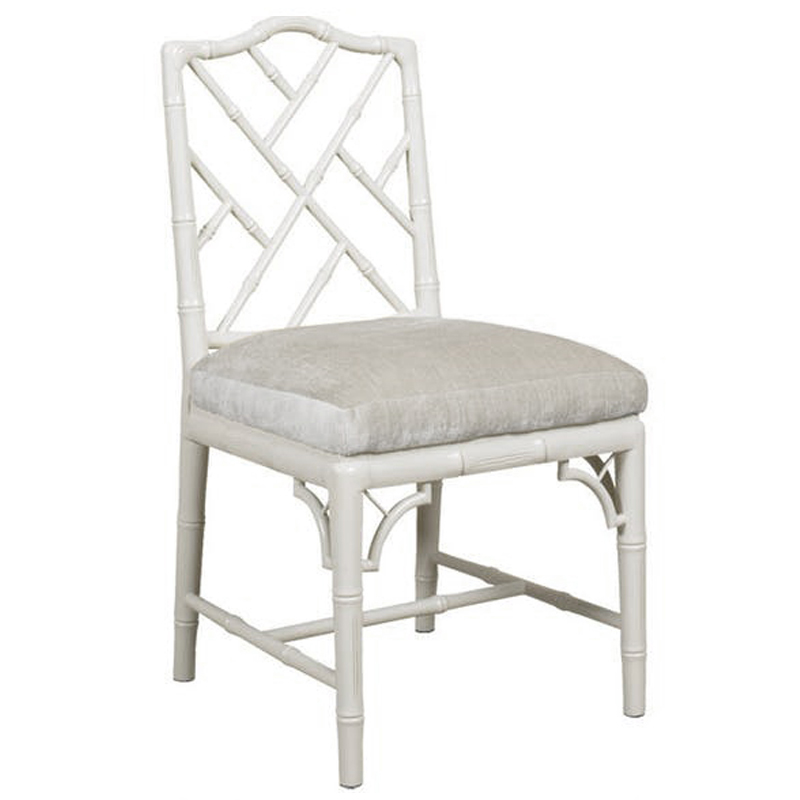 White Chippendale Chair