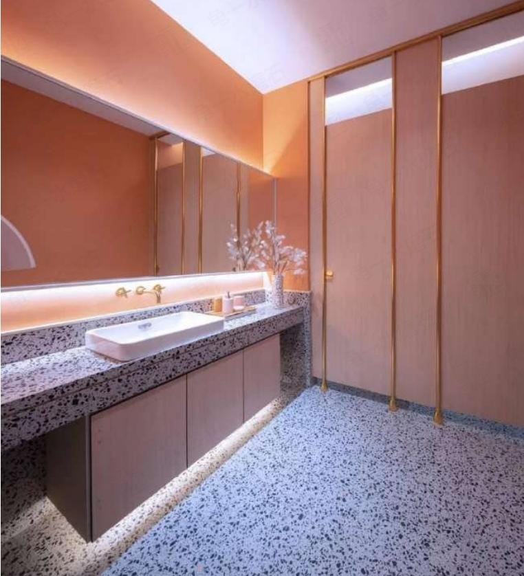 Терраццо из оникса и мрамора