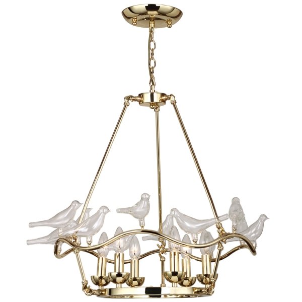 Люстра Dove Chandelier Glass Bird  6