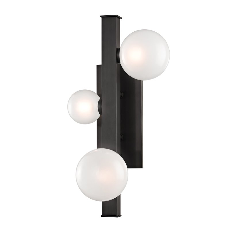 Бра Hudson Valley 8703-OB Mini Hinsdale 3 Light Wall Sconce
