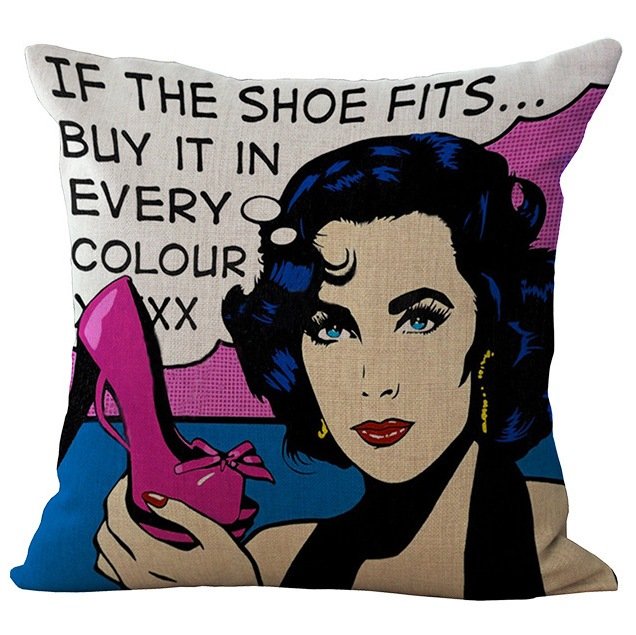 Декоративная подушка Lips and Face #4