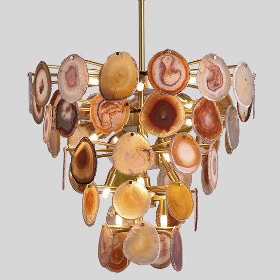 Люстра MARJORIE SKOURAS BEBE CHANDELIER AGATE natural