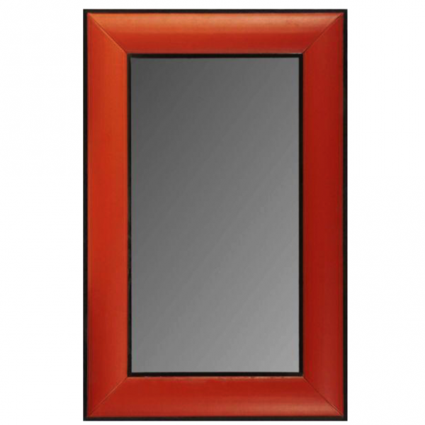 Зеркало Leather Lux Mirror Square Red