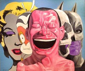 Картина Yue Minjun №25