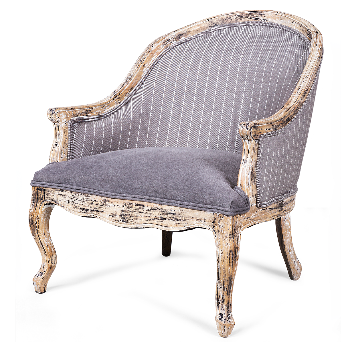 Кресло French Provence ArmChair violet antic