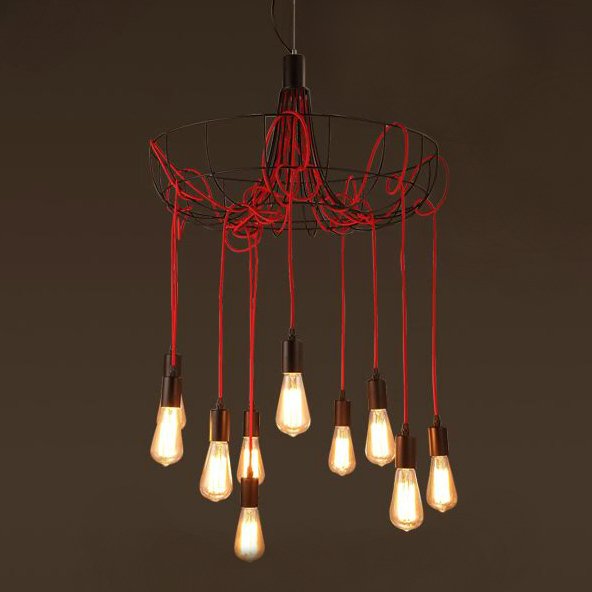 Люстра Blood Wire Chandelier Red 10