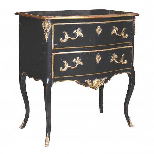 Комод L.XV CHEST OF DRAWERS black