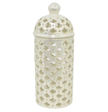 Ваза c крышкой Pearl Carving