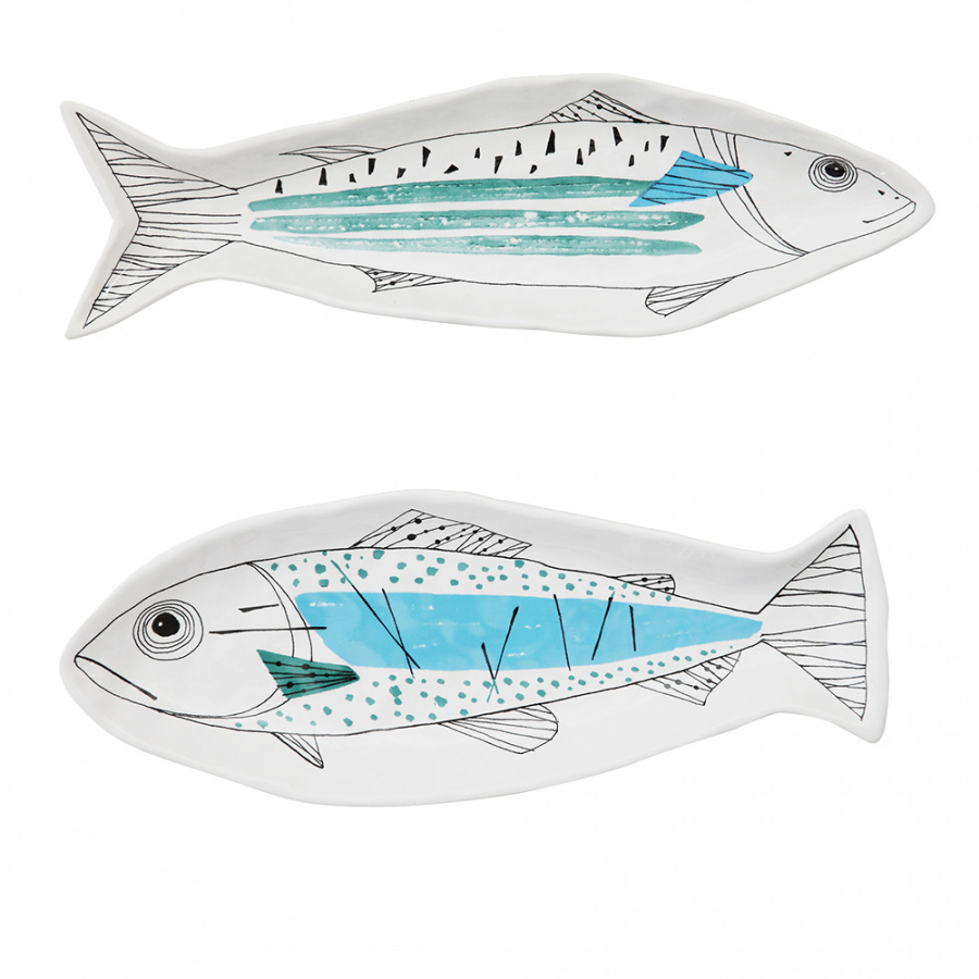 Тарелка Fish набор
