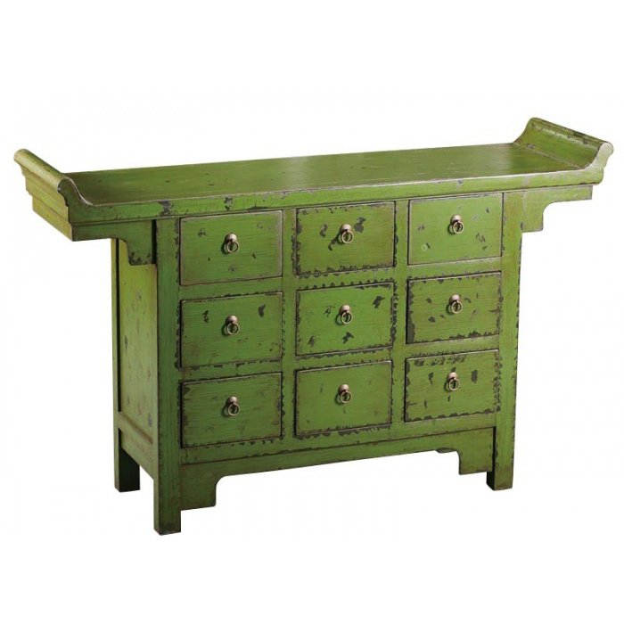 Китайский комод с ящиками Green Valley