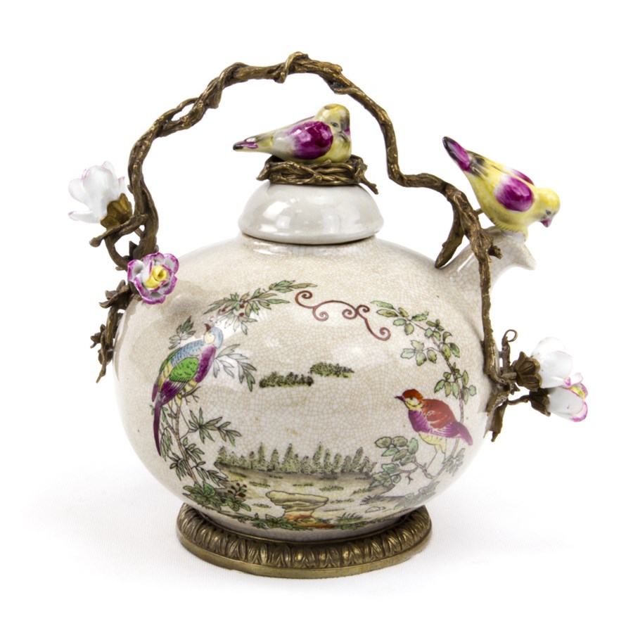 Чайник Yellow Pink Birds