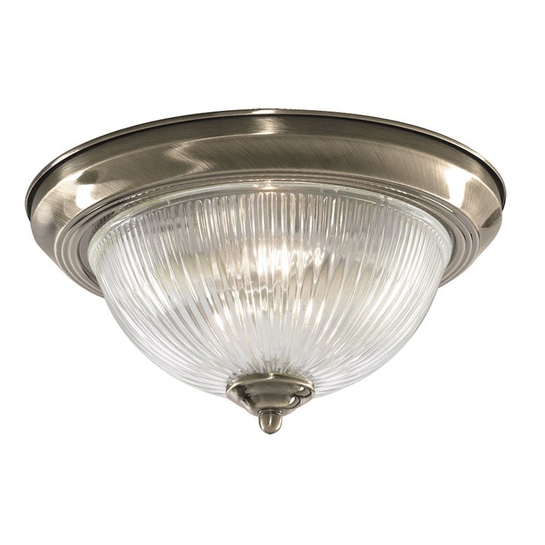 Потолочный светильник Flush Mount Ceiling Light corrugated glass