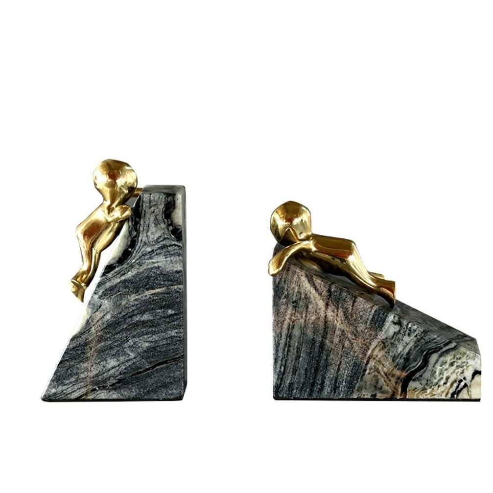 Статуэтка Пара младенцев на подставках - держатели для книг