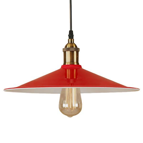 Красный подвесной светильник Loft Factory filament RED II